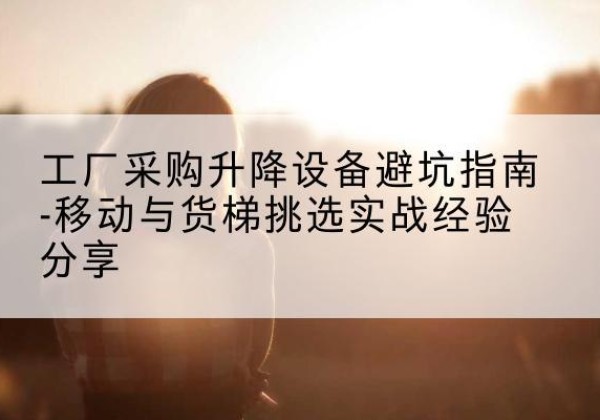 博湖移动式升降机怎么选-工厂采购升降设备避坑指南-移动与货梯挑选实战经验分享